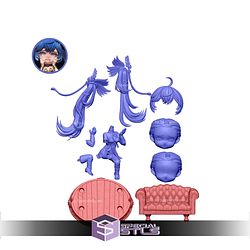 Luno The Starlit Tearbringer Chibi STL Files