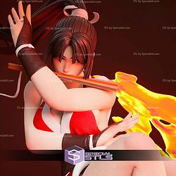 Mai Shiranui in Fire STL Files