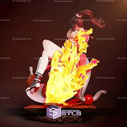 Mai Shiranui in Fire STL Files