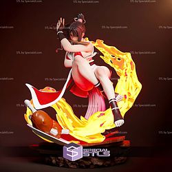 Mai Shiranui in Fire STL Files