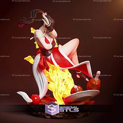 Mai Shiranui in Fire STL Files