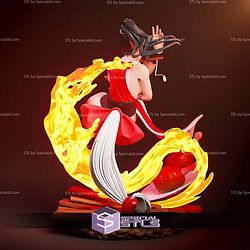Mai Shiranui in Fire STL Files