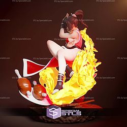 Mai Shiranui in Fire STL Files
