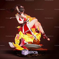 Mai Shiranui in Fire STL Files