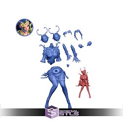 Mantis Summer Skin Marvel Rivals V2 STL Files