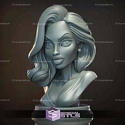 Mini Bust Character Collection STL Angelina Jolie