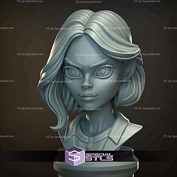 Mini Bust Character Collection STL Cara Delevingne