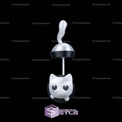 Super Basic STL Kitty Tale Bookmark