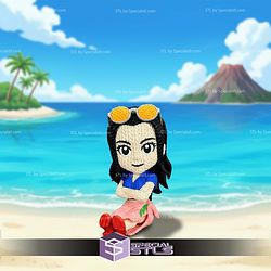 Super Basic STL Nico Robin Knitted
