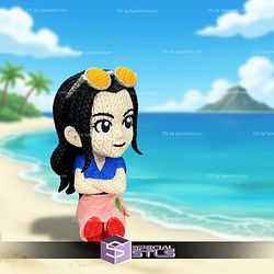 Super Basic STL Nico Robin Knitted