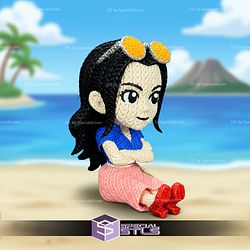 Super Basic STL Nico Robin Knitted