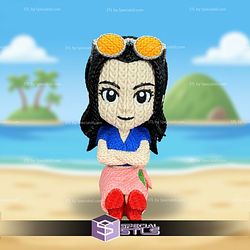 Super Basic STL Nico Robin Knitted