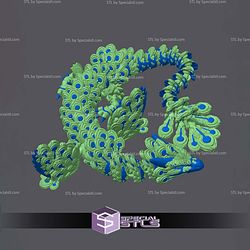 Super Basic STL Peacock Dragon