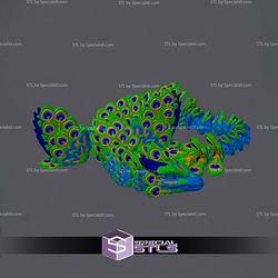 Super Basic STL Peacock Dragon