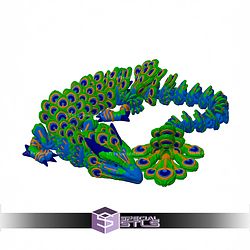 Super Basic STL Peacock Dragon