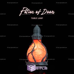 Super Basic STL Potion of Doom Table Lamp