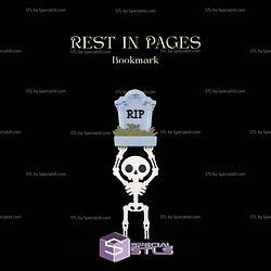 Super Basic STL Rest in Pages Bookmark