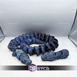 Super Basic STL Snake Finger and Shoulder Puppet