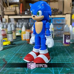 Super Basic STL Sonic Hedgehog Flexi