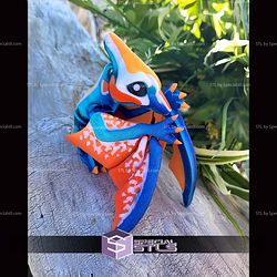 Super Basic STL Tiny Pterodactyl and Nyctosaurus