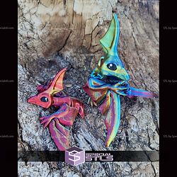 Super Basic STL Tiny Pterodactyl and Nyctosaurus