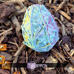 Super Basic STL Webbed Egg Halloween