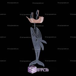 Super Basic STL Whale Tale Bookmark