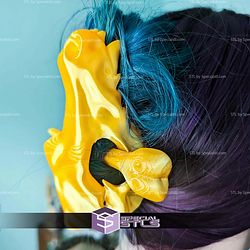 Super Basic STL Wolf Skull Hair Pin