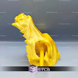 Super Basic STL Wolf Skull Hair Pin