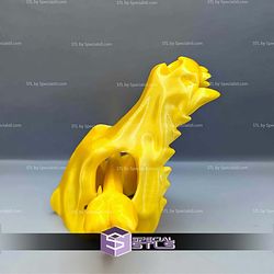 Super Basic STL Wolf Skull Hair Pin