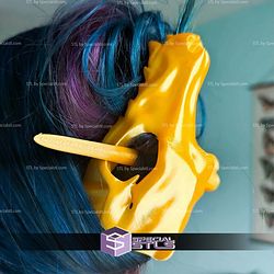 Super Basic STL Wolf Skull Hair Pin