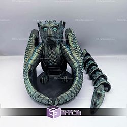 Super Basic STL Wyvern Flexi Tail Dice Tower