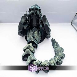 Super Basic STL Wyvern Flexi Tail Dice Tower