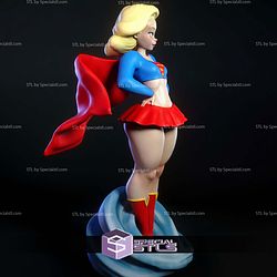 Supergirl Cartoon Style STL Files