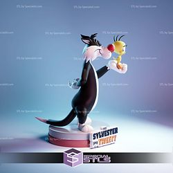 Sylvester and Tweety Looney Tunes STL Files