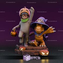 Tai and Agumon Spooky STL Files