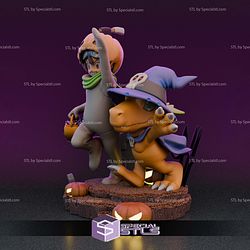 Tai and Agumon Spooky STL Files