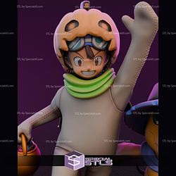 Tai and Agumon Spooky STL Files