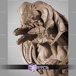 The Arbiter Halo Portrait 367mm Bust STL Files