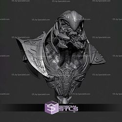 The Arbiter Halo Portrait 367mm Bust STL Files