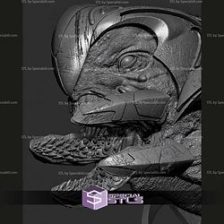 The Arbiter Halo Portrait 367mm Bust STL Files