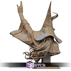 The Legendary Merlin Bust STL Files