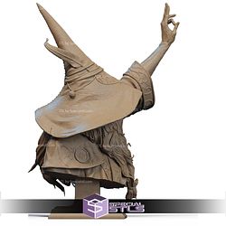 The Legendary Merlin Bust STL Files