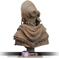 The Silent Plain Doll Bust STL Files