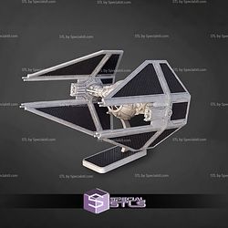TIE Interceptor Vehicle Kit Card STL Files