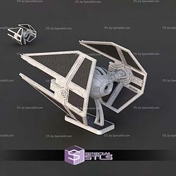 TIE Interceptor Vehicle Kit Card STL Files