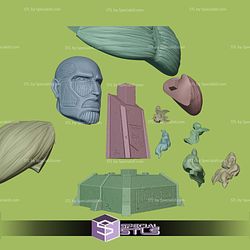 Titan Colossal Bust STL Files