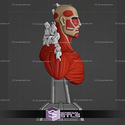 Titan Colossal Bust STL Files