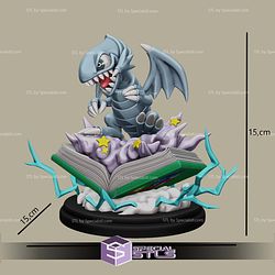 Toon Blue Eye Dragon STL Files