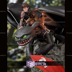 Toothless and Hiccup Horrendou V2 STL Files